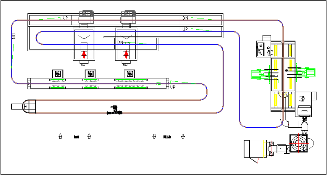 safe door coating line diagram